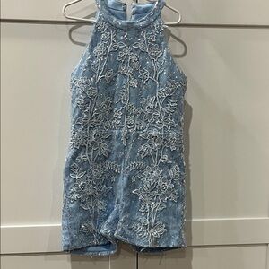 Elegant Blue Floral AshleyLoren Kids FF